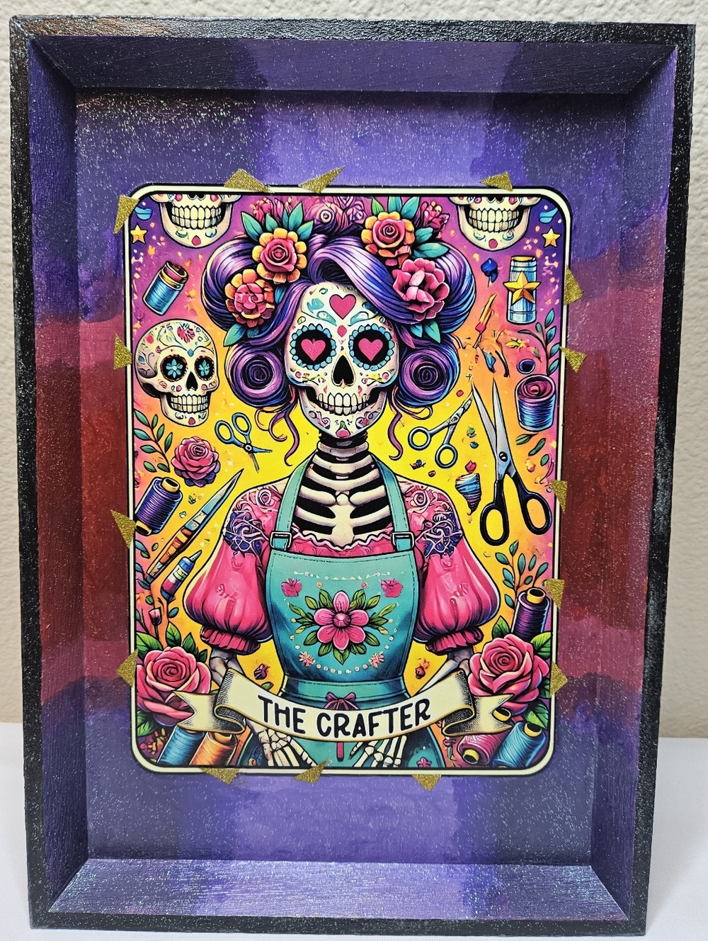 "The Crafter" Handmade Tray - Picture 4 of 8